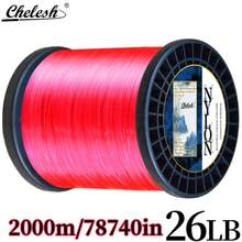 Chelesh 2000m Smooth Nylon Monofilament Fishing Line, -Resistant, Easy Casting, Anti-Aging, Multiple Colors & Strengths Available, Suitable For Carp Fishing, DIY Jewelry Beading - Multicolor - View 34