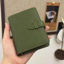1pc M5 Mini Green Portable Pocket Notebook, Minimalist Design, Pocket Size, 40 Blank Pages, Suitable For Meeting Notes, Office Records, Study Notes, Refillable Inner Pages, Hard Cover, School Supplies, Back To School Season - Multicolor - View 7