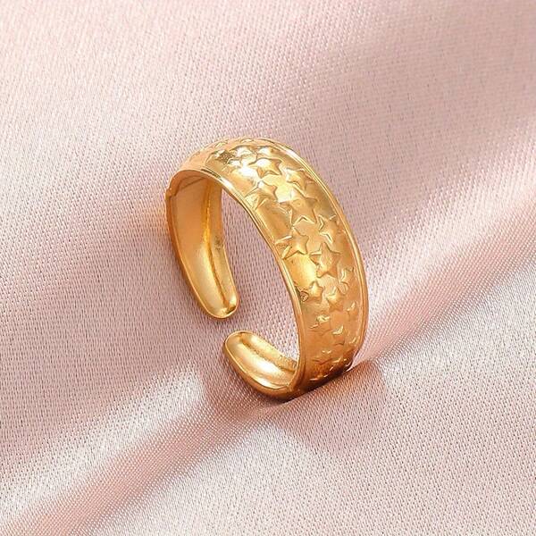 1pc Minimalist Design High-End Everyday Stackable Ring, Suitable As Birthday Gift For Mom Or Girlfriend