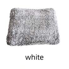 Lit auto-chauffant pour chat, tapis de lit auto-chauffant ultra-doux pour chien, coussin auto-chauffant lavable antidérapant pour animaux de compagnie pour une utilisation intérieure/extérieure pour chats et chiens de taille moyenne/petite - isolation supérieure en peluche, isolation intermédiaire en feuille d'étain, fond antidérapant - Blanc - Voir 11