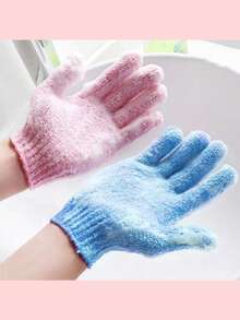 1只五指去角质沐浴手套，强力搓澡手套，去除死皮