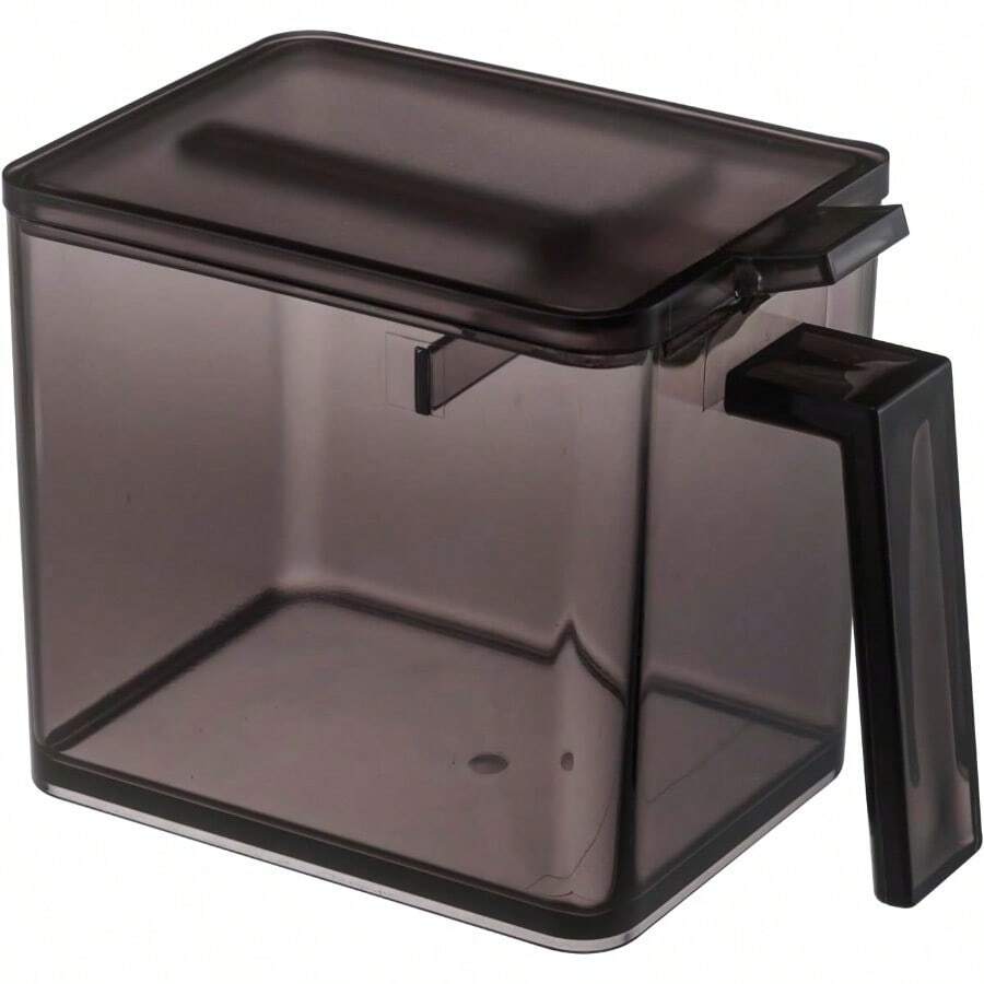 Yamazaki Home Spice Container Plastic Large Food Storage Black