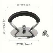 Tampa de panela de aço inoxidável com alça, 1 peça, 2 peças e 3 peças, adequada para tampas de panelas elétricas, assadeiras, frigideiras - resistente a altas temperaturas, acessórios de cozinha anti-escaldantes, acessórios para ferramentas - Multicolorido - Ver 7