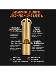 Loudest Brass Whistle Best Premium Emergency Whistle