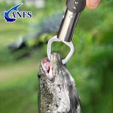 2pcs Fish Tackle Fish Lip Fish Scales Professional Fish Holder Stainless Steel Control Scissor Snip Fishing Grip Nipper Pincer Accessory Tool Clip Clamp Cutter Plier