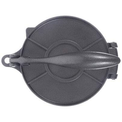 7.87" Silver Aluminum Tortilla Press - All-Purpose Flour And Corn, Great For Tortillas, Pancakes, And Dumpling Wrappers, Durable Kitchen Tool, Versatile Dough Press For Burritos, Roti Prata, Pizza, And More, Silver - Durable And Easy To Clean Cooking Tools | Stylish Design | Easy-To-Clean Surface