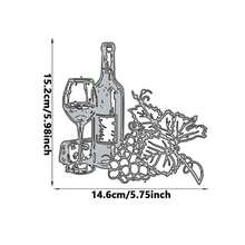 1pc Metal Cutting Dies Stencils Scrapbook Cutting Die For Paper Card Making Scrapbooking DIY Cards Photo Album Craft Decorations - Silver Gray - View 3