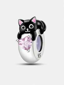1pc 925 Sterling Silver Halloween Dark Animal Pendant, Suitable For Bracelet DIY, Women Jewelry - Beads 2 - View 18