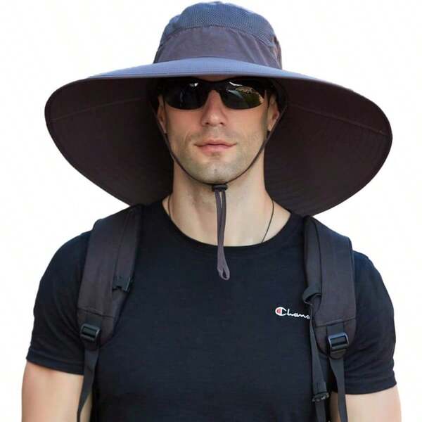 Leotruny Super Wide Brim Bucket Hat UPF50+ Waterproof Sun Hat For Fishing Hiking Camping