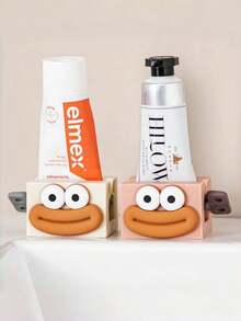 1pc Toothpaste Squeezer, Manual Slouchy Toothpaste Dispenser, Bathroom Small Tool, Facial Cleanser/Hand Cream Squeezer, Sample Auto Roll Press Clips Home Bathroom Decor Fall Decor Back To School