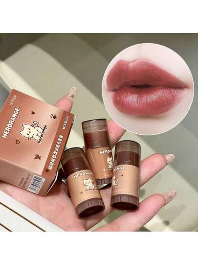 Set de mini bálsamos labiales dulces y nutritivos Herorange - Hidratantes, iluminadores, aptos para otoño/invierno