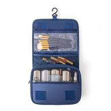 Bolsa de viaje diagonal de estilo coreano para maquillaje con gancho, bolsa multifuncional de gran capacidad con separación seca/húmeda, bolsa de aseo de viaje, bolsa de maquillaje, artículo esencial de viaje - Multicolor - Ver 10