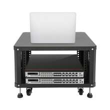 Futchoy Audio Rack, Studio Rack With Wheels, Audio Rack With Wheels - Black - View 1
