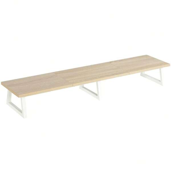 42 Inch Large Dual Monitor Riser, Extra Long Monitor Stand Riser Wide TV Stand Riser Monitor Stand For 2 Monitors W...