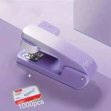 360 Degree Rotating Gradient Color Stapler, Easily Handles Multiple Pages, Can Staple Up To 25 Sheets, Multifunctional Manual Office Supplies