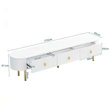 Television Stands & Entertainment Centers - 白色 + 中密度纖維板 + 60-69 英寸 - 查看 2