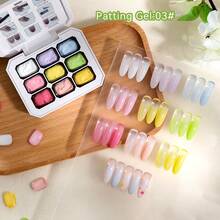 AiFer Bộ 9 màu sơn gel chấm bi, độ bão hòa cao, màu gel bán đặc phổ biến, thích hợp cho các tiệm làm móng. - Nhiều màu - Xem 27