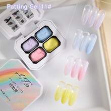 AiFer Bộ 9 màu sơn gel chấm bi, độ bão hòa cao, màu gel bán đặc phổ biến, thích hợp cho các tiệm làm móng. - Nhiều màu - Xem 28