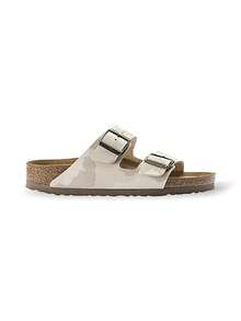 Birkenstock 女士凉鞋 休闲轻便舒适 易穿脱 透气 搭扣 饰有品牌标志 柔软百搭 适合沙滩、日常、居家、夏季旅行度假 白色 1016791 - 米色/棕色 - 查看 1