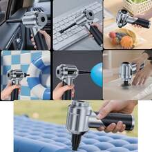 SUITU Car Vacuum Cleaner | Foldable Brushless Mini Vacuum | Portable Home Vacuum | 3-Speed Adjustable Handheld Vacuum Equipped With An 11.1v 2000mah Lithium-Ion Battery, Featuring Dual Suction And Blowing Functions. Ideal For Wet And Dry Cleaning, Home Cleaning, Office Cleaning, Pet Hair Removal, And Deep Car Cleaning.