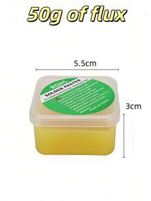 30جرام، 50جرام، 100جرام معجون لحام، راتنج، سلك لحام خالي من الرصاص، مادة لاصقة، معجون لحام، زيت لحام، خالي من الهالوجين، لا يحتاج تنظيف، خالي من الرصاص، لحام عالي الجودة، لا يحتاج تنظيف، راتنج، زيت ممتاز، مزلق سائل، درجة احترافية، مناسب لتطبيقات اللحام على الهواتف الذكية، لوحات الأم، لوحات الدوائر المطبوعة وغيرها - متعدد الألوان - مشاهدة 15
