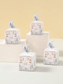 Blue Watercolor Moon