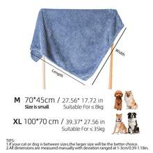 1 Stück Korallenfleece Haustier Decke, Hund/Katze weiche Plüsch Wohndecke, Klimaanlage Quilt, leicht, atmungsaktiv und bequem für mittelgroße und kleine Hunde und Katzen