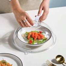 1个装多色微波炉适用、防油防溅盖，专为加热菜肴设计，耐热、防尘，保鲜盖，食品容器盖 - 彩色 - 查看 9