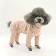 Ropa para perros de felpa sólida multicolor, mono de 4 patas, mono casual cómodo adecuado para perros pequeños como Teddy, Pomerania, Yorkshire Terrier, Maltés, para todas las estaciones