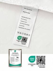 2个超柔软纯色枕套，轻盈如云，信封式封口，通过Oeko-Tex认证