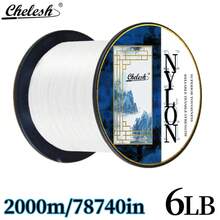 Chelesh 2000m Smooth Nylon Monofilament Fishing Line, -Resistant, Easy Casting, Anti-Aging, Multiple Colors & Strengths Available, Suitable For Carp Fishing, DIY Jewelry Beading - Multicolor - View 56