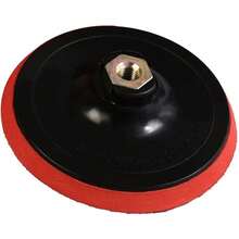 Amoladora de ABS, Amoladora con Respaldo de Goma, Almohadilla de Respaldo, Almohadilla de Gancho y Bucle, Placa de Respaldo de Gancho y Bucle para Lijadora, Rojo, Negro, - 04243 - Ver 5