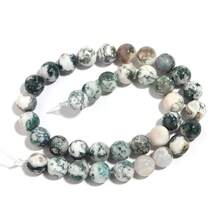 1 件天然带状玛瑙珠 4/6/8/10/12 毫米，时尚手工 DIY 散珠，适用于手链、项链、珠宝、手机链、钥匙扣、珠子批发 - 樹紋瑪瑙石 - 查看 10