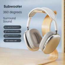 New Max P9 Pro Wireless Bluetooth Headphones HiFi Stereo Noise Cancelling Mic Pods Over Ear Sports - 1 - Xem 2