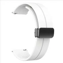 شريط ساعة سيليكون مغناطيسي قابل للطي بقطر 22 مم متوافق مع ساعة Venu SQ الذكية، شريط ساعة سيليكون متوافق مع ساعات سامسونج جالاكسي واتش 6/5/4/5 برو/4/6 كلاسيك/أكتيف 2، ساعة GT 4-2-2e-3 - 22mm - مشاهدة 13