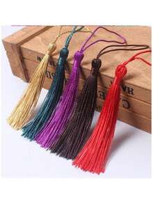 10个/100个手工小流苏吊坠装饰，流苏配饰，可用于衣服、包包、书签等。