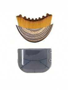 1/2pcs Lymphatic Contouring Face & Body Brush, Facial Lymphatic Drainage Massage Tool, Dry Brushing Face Brush, Chin Contouring Shaper - Multicolor - View 12