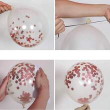 Bộ bóng bay màu vàng hồng dùng để trang trí tiệc cho phụ nữ, cô dâu tương lai, trang trí phòng tân hôn, phù hợp cho tiệc chia tay độc thân, họp mặt bạn bè, tiệc theo chủ đề, trang trí trong nhà và ngoài trời, phụ kiện chụp ảnh. - Nhiều màu - Xem 8