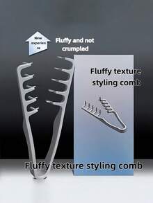 1支纹理发梳，打造蓬松发根，锯齿状梳齿更好地提升发根，适合打造刘海造型，日常护发及沙龙造型。 - 彩色 - 查看 3