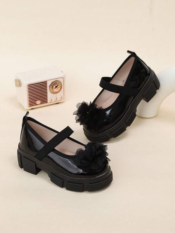 Girls' Mary Jane Shoes, Thick Sole, Sweet Style, Spring/Autumn New Arrival 2025