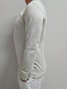 Men's Winter Sweater | Men's Knit Sweater | Wool Knit Pullover Winter Long Sleeve V-Neck Men's Knit Sweater V-Neck Long Sleeve Fitted Basic Comfortable | Men's Knit Sweater With V-Neck Ribbed Casual Elegant | Men's Fine Knit Pullover Long Sleeve V-Neck Basic Various Colors | Men's Knit Sweater V-Neck Casual Comfortable Style For Everyday Wear - 沙灘 - 查看 10