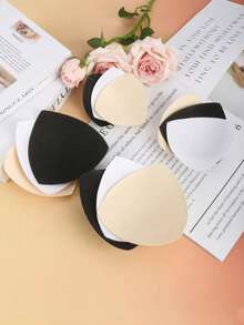 Detachable Triangle Bra Pads - Women's Push Up Inserts For Swimwear, Sports Bras & Lingerie | Lightweight, Non-Padded, Convertible Cup Inserts - Multicolor - View 3