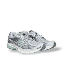 Saucony 女士跑步鞋 透气吸汗速干 弹性好 多功能 户外 学校 灰色 S60936-6 - 灰色 - 查看 1