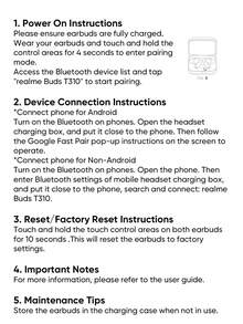 Realme Buds T310 Wireless Earphones, 96 Hour Playback, 46dB Active Noise Cancellation, 360° Spatial Audio, Touch Control, Sweat-Resistant, And 45ms Ultra-Low Latency For Sports And Gaming, With OTA Upgrade Support - Black - View 8