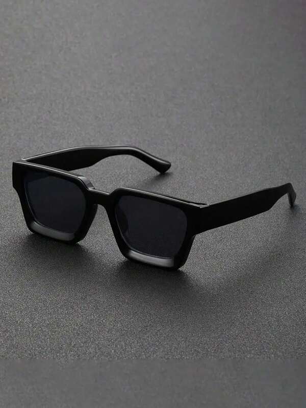 1/2 Pair New Y2K Style Square Fashion Glasses For Men, Versatile For Daily, Outdoor, Streetwear, Parties, Festivals And Casual Occasions