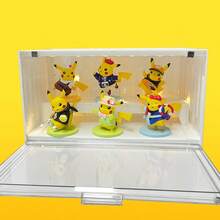 Miniso 随机皮卡丘宝可梦手办一个，造型时尚，极具收藏价值，是展示或赠送粉丝的理想之选。 - 彩色 - 查看 10