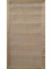 Alfombra de color para entrada o tapete de entrada 100% yute con medidas 90x50 cm base antideslizante modelo J002 - J002 - Ver 2