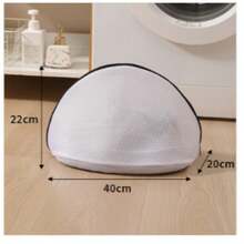 1 Peça Saco de Lavagem de Sapatos, Saco de Lavanderia para Sapatos ou Tênis, Rede de Lavagem Multiproteção Durável com Zíper, Saco de Lavanderia para Viagem