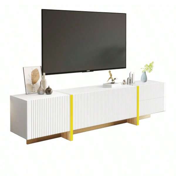 190 Cm TV Cabinet With 3 Doors, 2 Drawers
