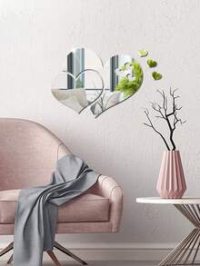 5 Peças Conjunto de Adesivos de Parede em Espelho 3D em Formato de Coração, Adesivos Autoadesivos de Acrílico em Formato de Amor para Decoração do Dia dos Namorados, Casamento, Aniversário, Decoração Doméstica, Decoração de Parede do Quarto Mais Vendida, Espelhos de Acento da Sala de Estar, Adesivos de Parede para Casa. Dourado/Prata/Preto/Vermelho Reflexivo Removível - 5 Tamanhos de Corações Interligados com Película Protetora, Descolar e Colar para Decoração da Casa, Papel de Parede, Espelhos de Parede, Pinturas Decorativas, Arte de Parede em Espelho, Ideia de Presente Campeão para Casais